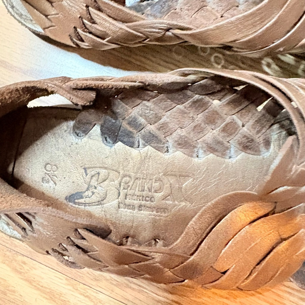 Brand X Leather Sandals Size 9 - Picture 6 of 9